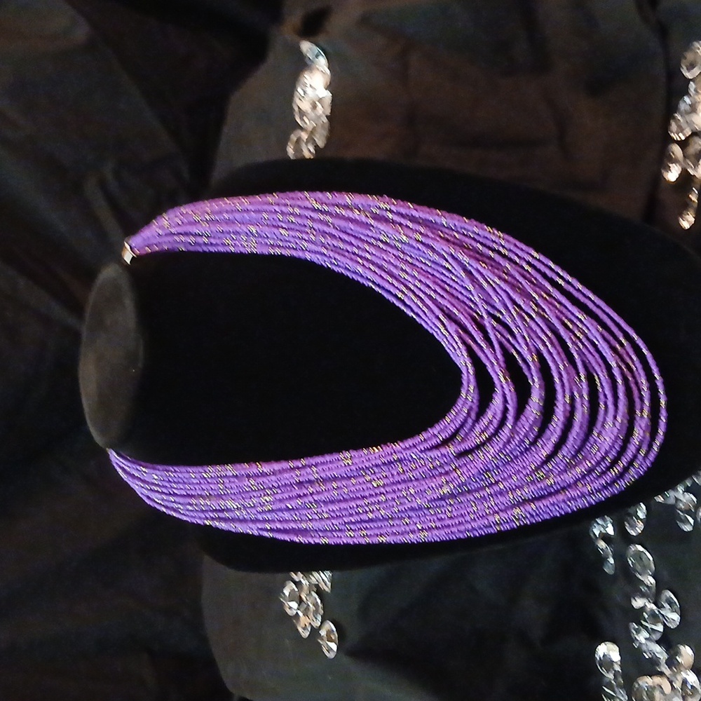 Purple necklace